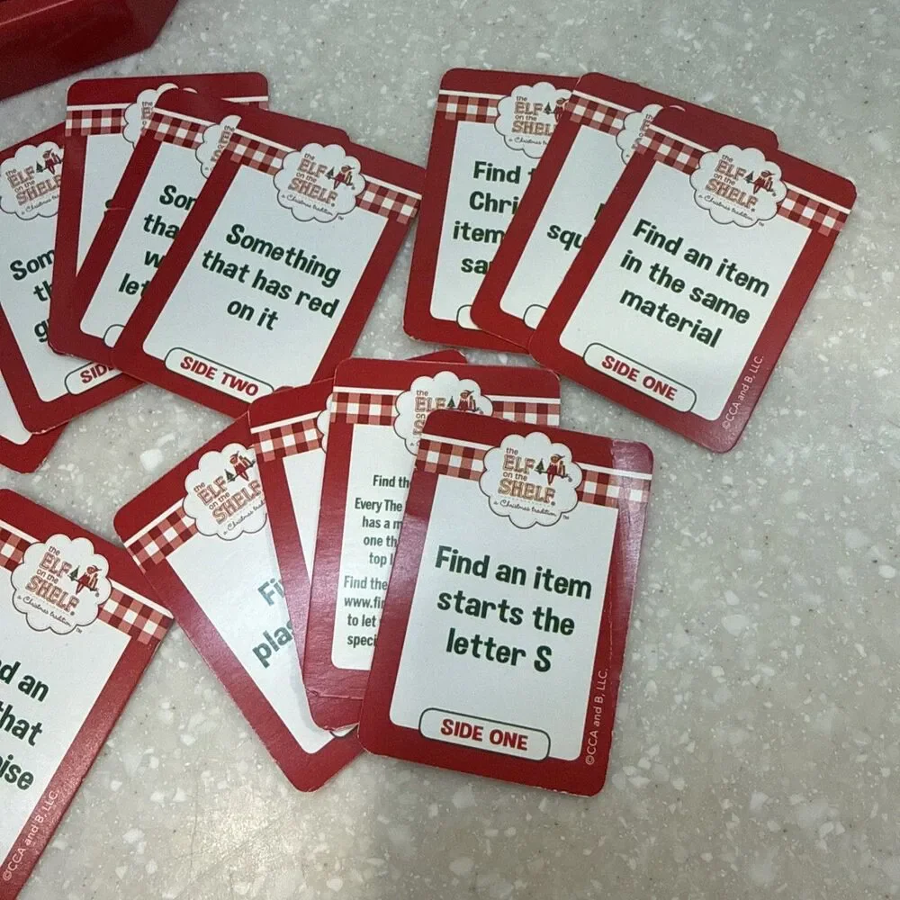 Find It ELF ON THE SHELF A Contained Adventure Search Game in Tube & 22 CARDS